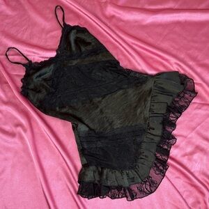 SOLD ON DEPOP🖤Widow Lace Slip Dress🖤